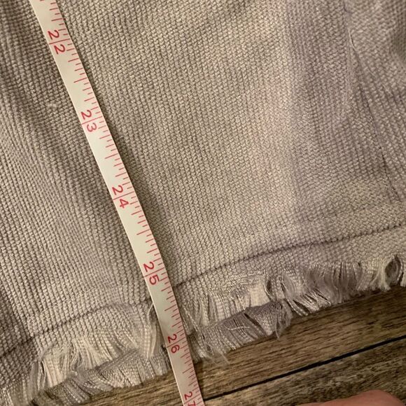 Doe + Rae Anthropologie NWT lightweight shacket. Size: S. Factory distressed - Picture 6 of 7